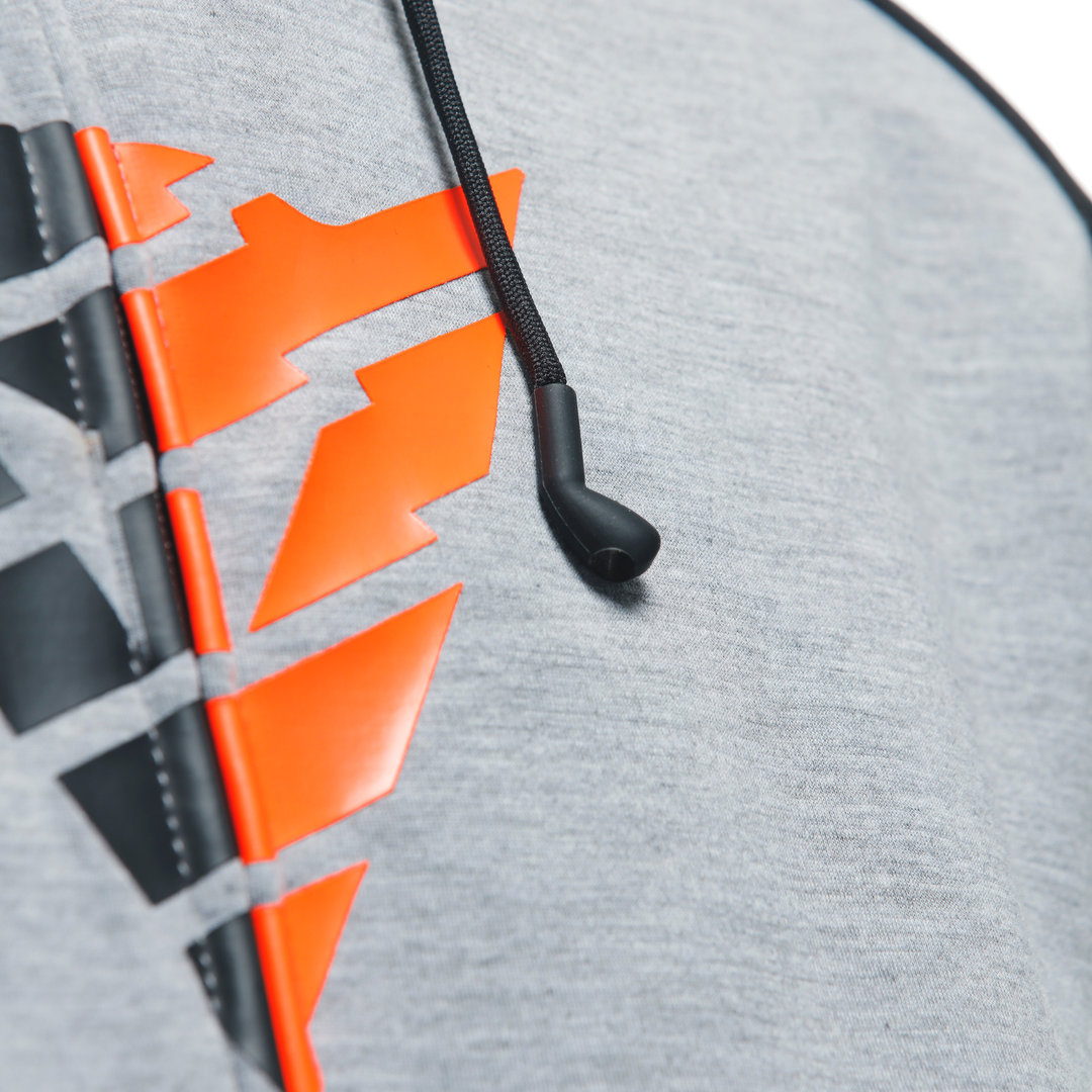 Dainese Daemon-X Safety Motorcykel Zip hættetrøje grå/sort/rød 64 Figur 4