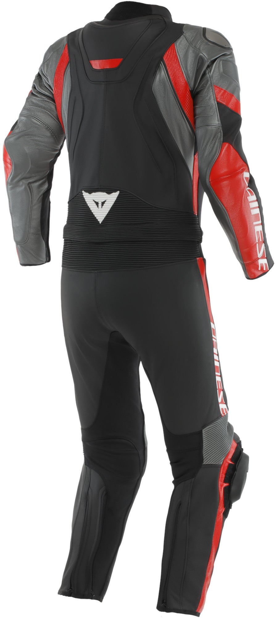 Dainese Avro 4 2-Teiler Motorrad Lederkombi schwarz/anthrazit/rot 60 Abbildung 2