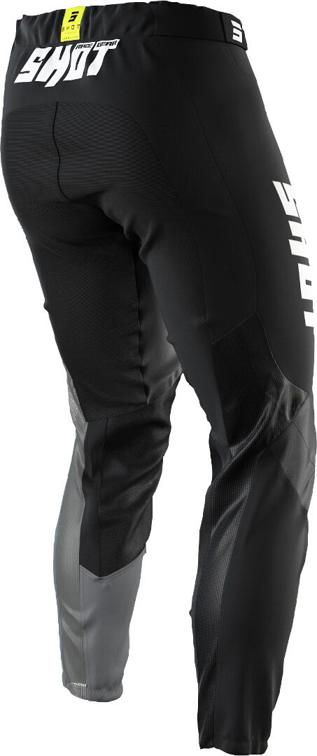 Shot Aerolite Gradient Motocross Byxor svart/vit/gul 26 Figur 3