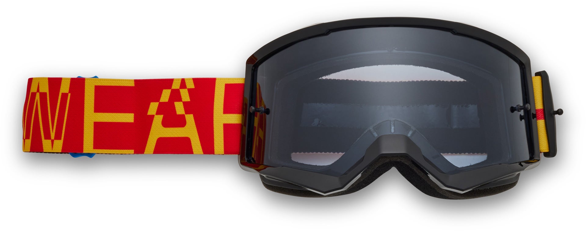 FOX Main Race Spec Mirrored Lens Óculos de motocross amarelo Figura 1