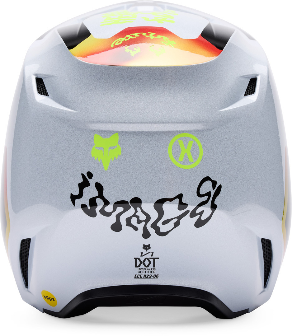 FOX V1 Hello Future Special Edition MIPS Motorcross helm Wit M (57/58) Figuur 3