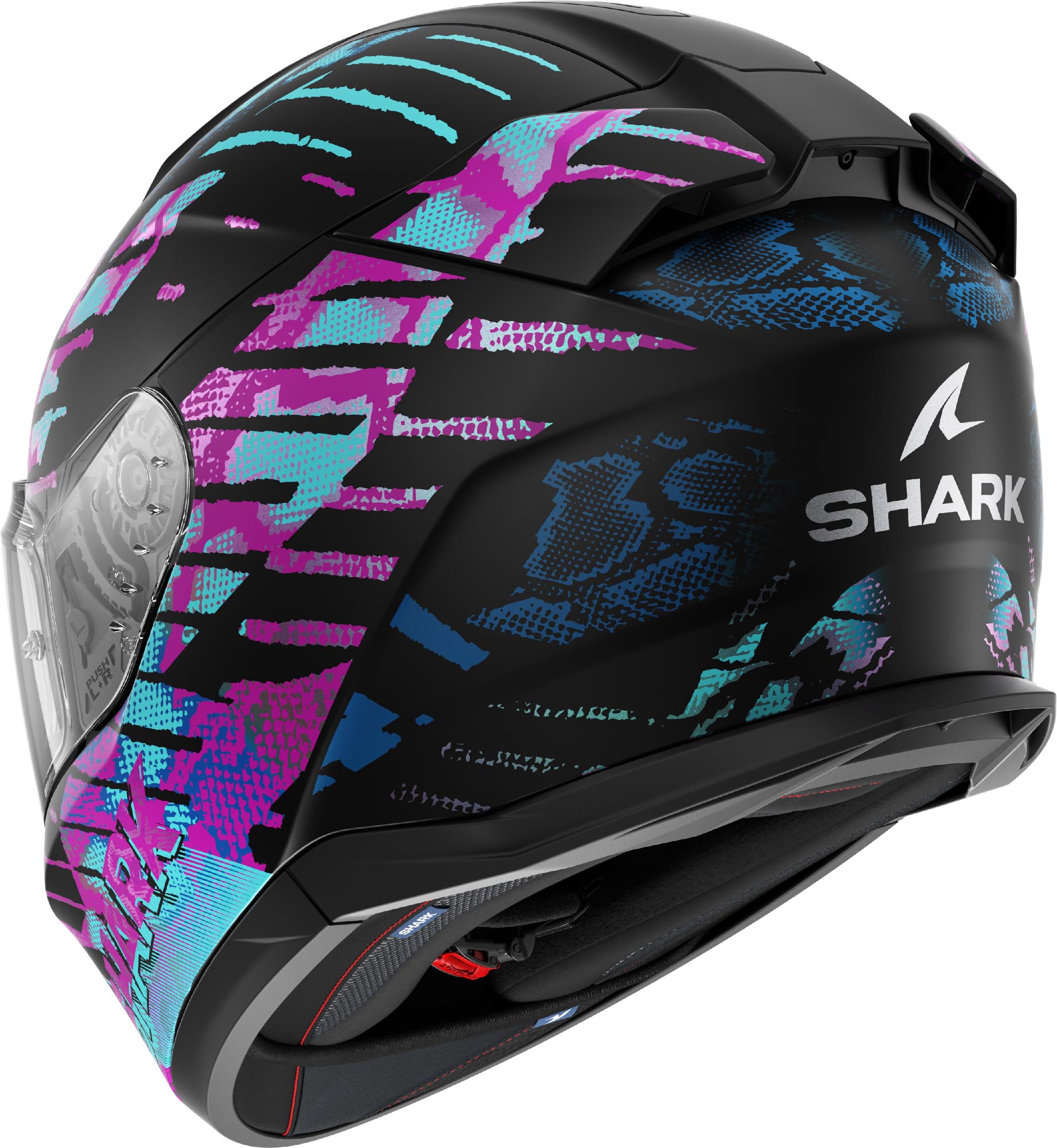 Shark D-Skwal 3 Reptaia Cască Negru mat/mov S (55/56) Figura 2