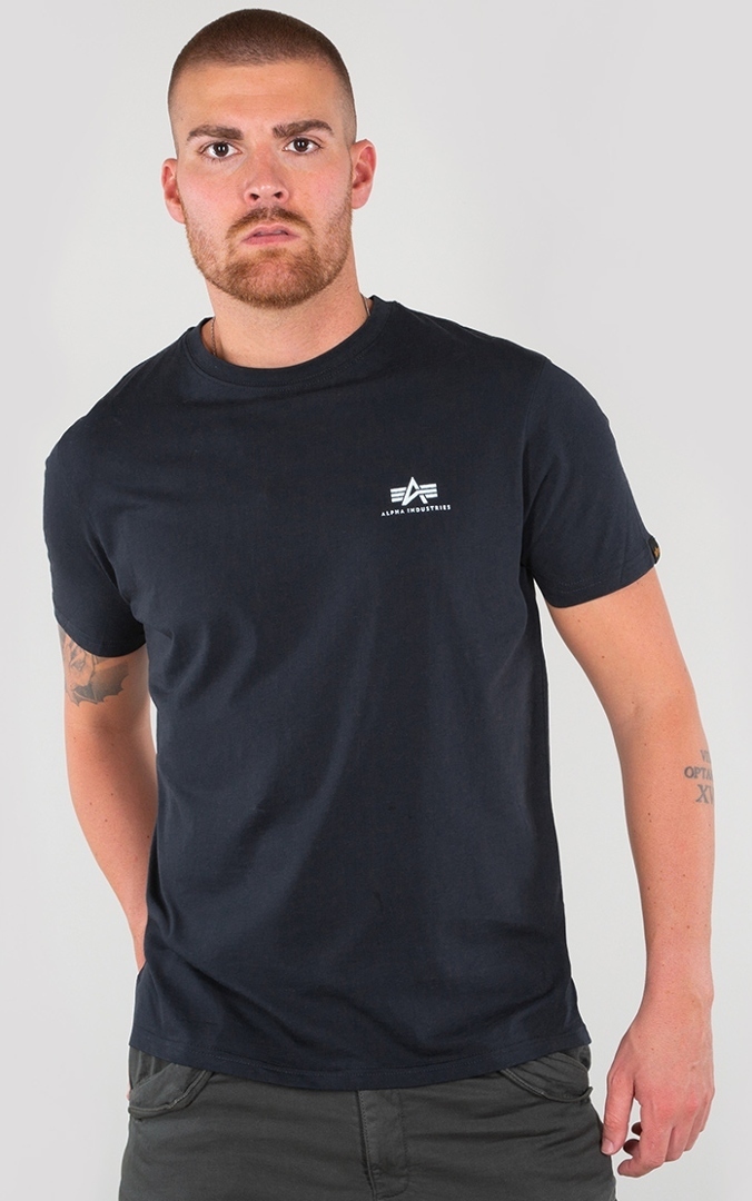 Alpha Industries Basic T Small Logo T-Shirt dunkelblau 3XL Abbildung 1