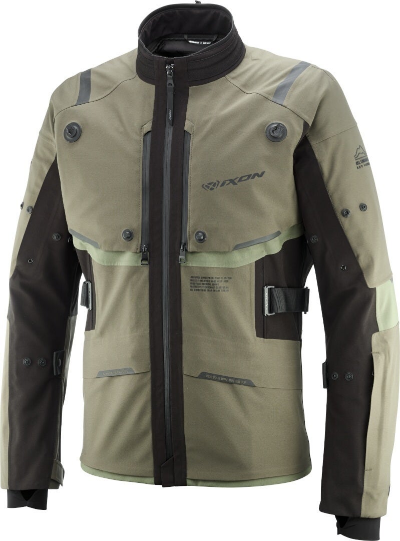 Ixon M-Skeid Motorcycle Textile Jacket Khaki/Black XL Figure 1