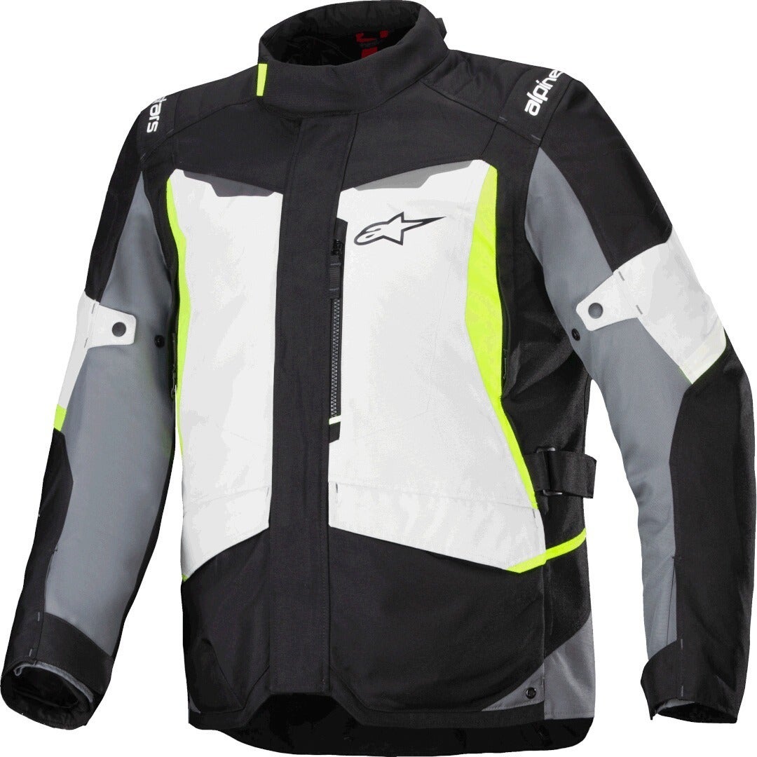 Alpinestars ST-1 waterproof Motorcycle Textile Jacket dark grey/black/neon yellow 5XL Figure 1