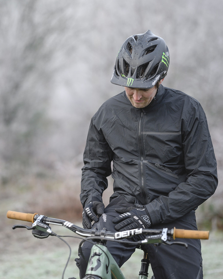 Troy Lee Designs Shuttle Chaqueta de bicicleta Verde claro M Figura 3