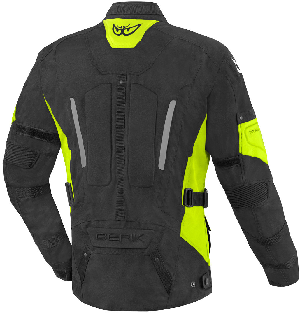 Berik Spencer waterproof Motorcycle Textile Jacket black/yellow 60 Figure 2