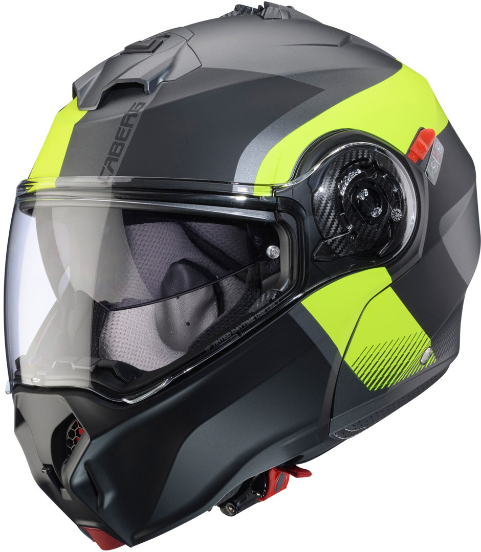 Caberg Duke Evo Indy Hjelm grå mat/gul S (55/56) Figur 1