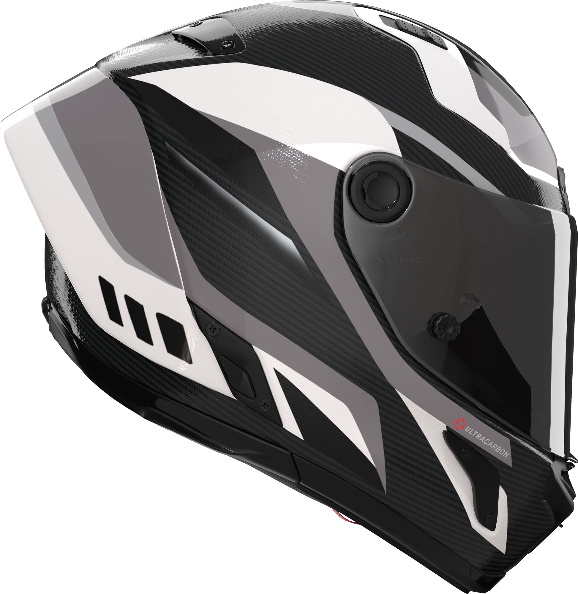 Side view of Nolan X-804 RS Ultra Carbon Lesmo Helmet