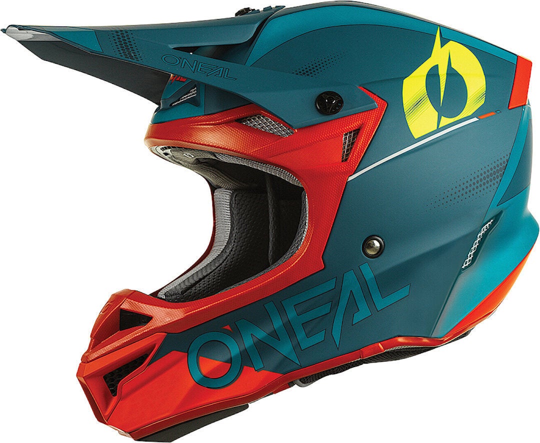 Oneal 5Series Haze V.22 Casco motocross blu/rosso L (59/60) Figura 1