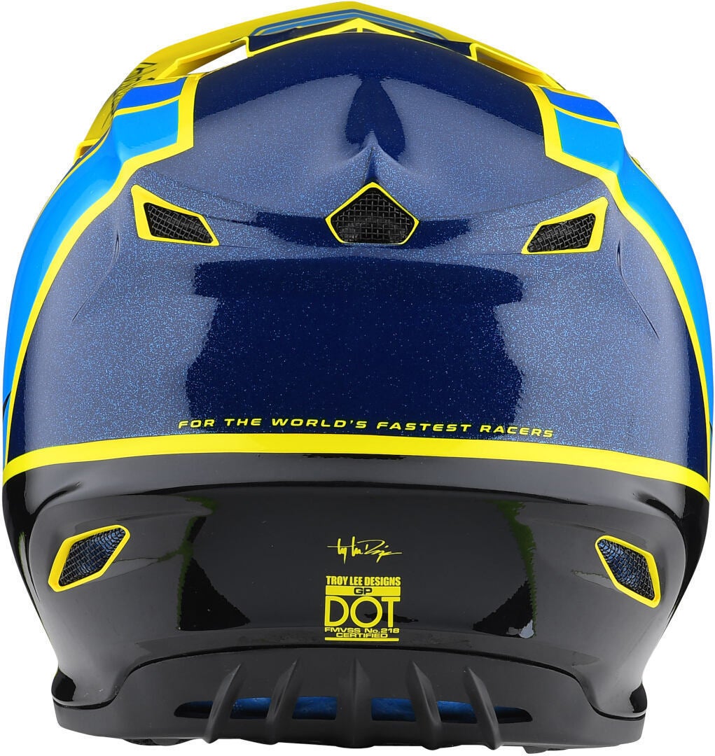 Troy Lee Designs GP Nova Casco Motocross Giovanile Giallo neon Y/L (52/53) Figura 6
