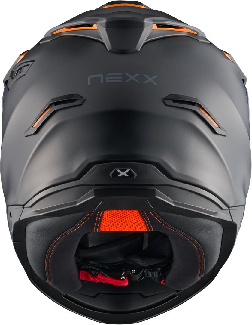 Side view of Nexx Y.TRAVL Plain Motocross Helmet