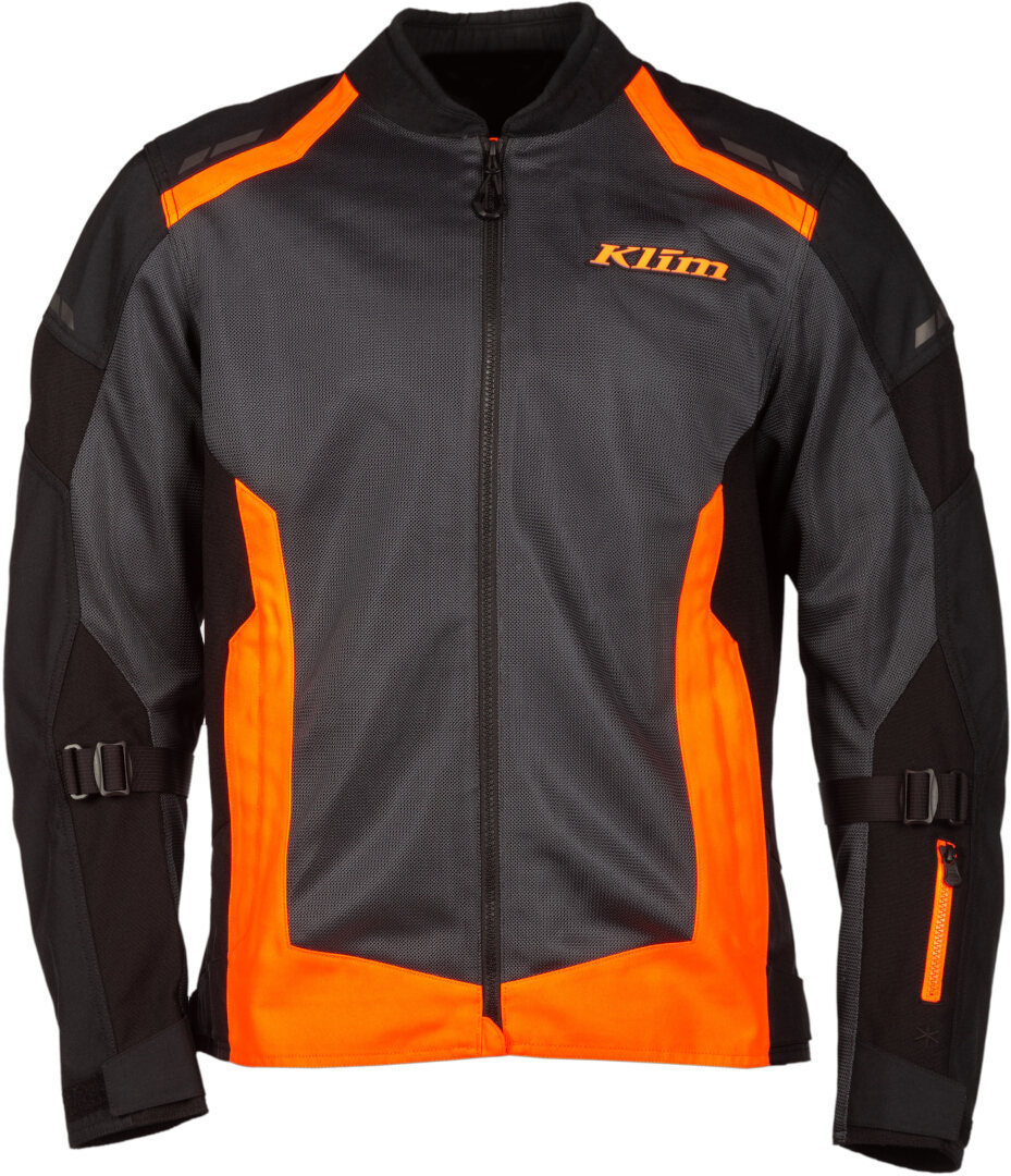 Klim Induction Chaqueta textil de motocicleta negro/gris/naranja L Figura 5