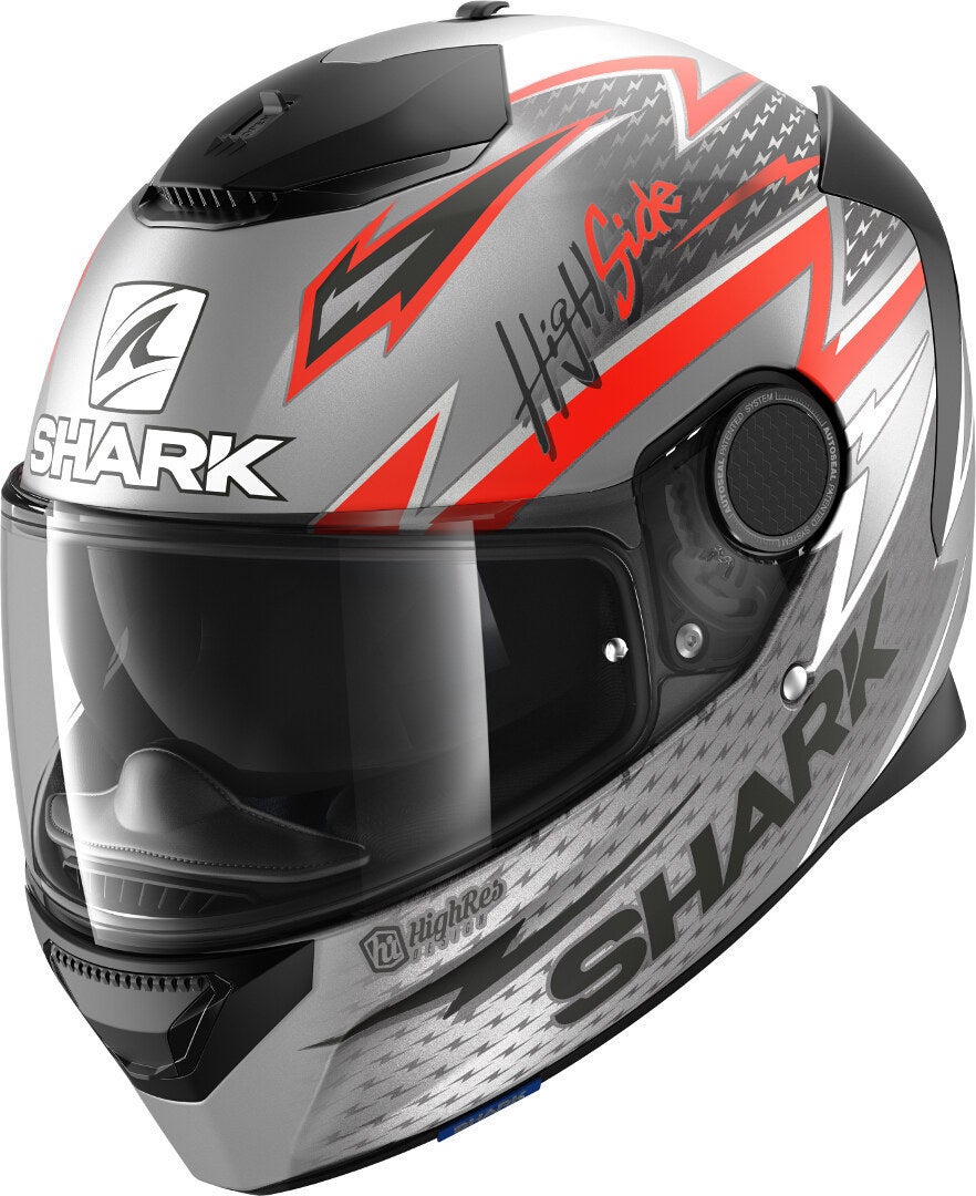 Shark Spartan Adrian Parassol Mat Helm antraciet/rood XL (61/62) Figuur 1