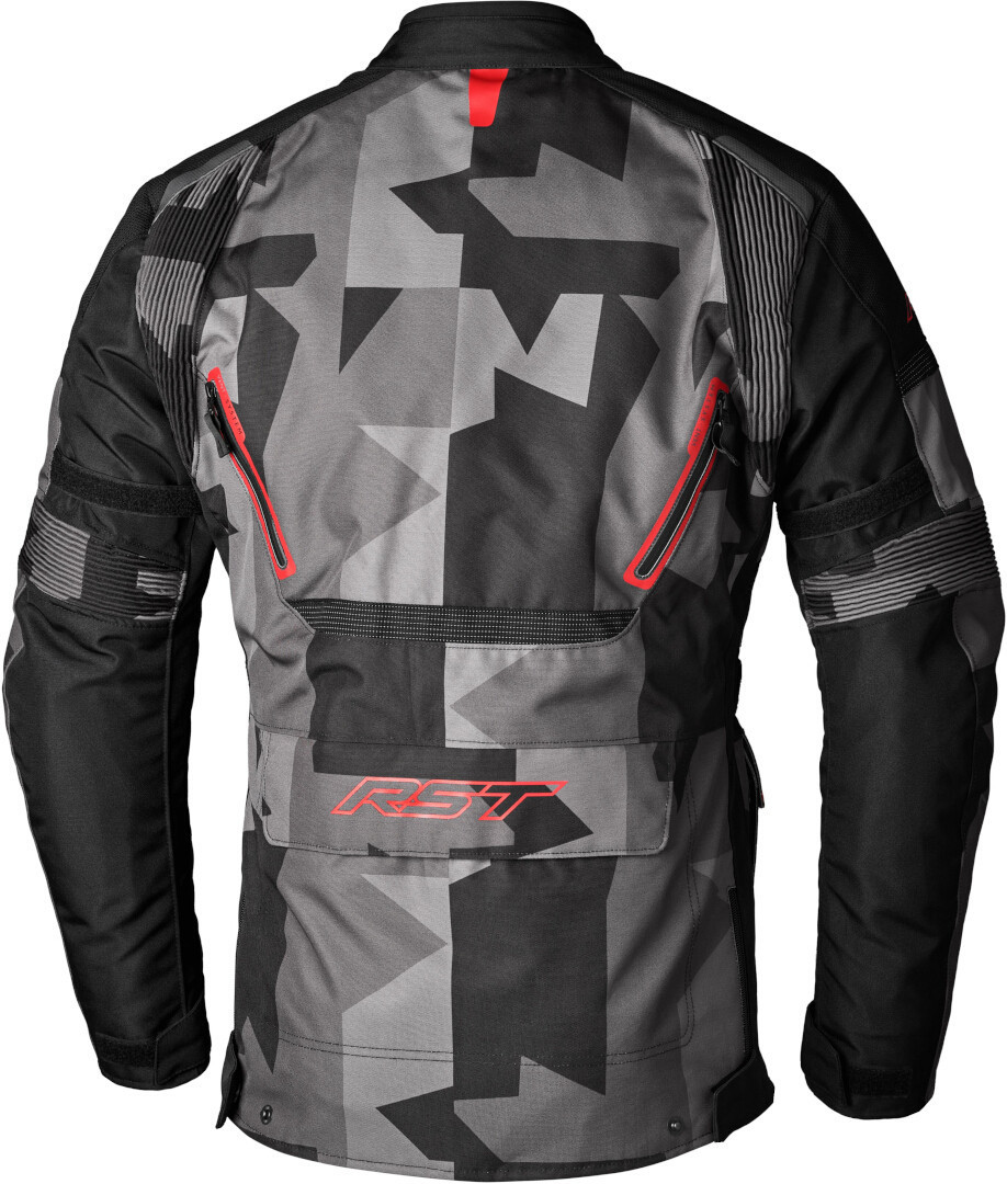RST Endurance Motorrad Textiljacke grau/schwarz/rot 5XL Abbildung 2