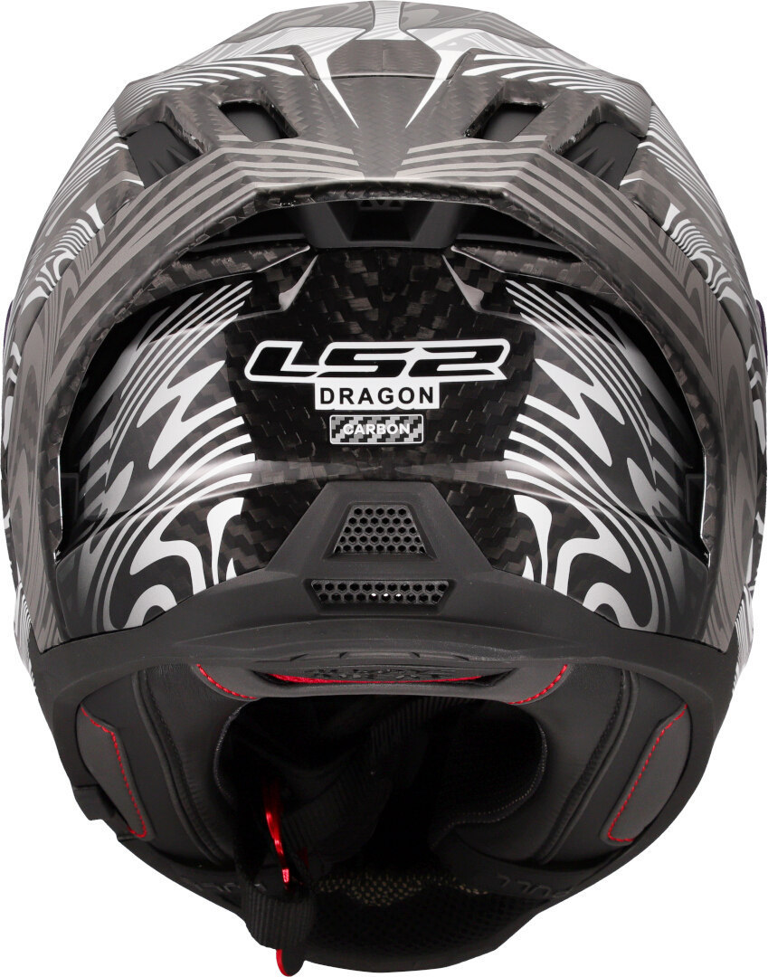 LS2 FF807 Dragon Enthum Carbon Helm carbon/weiß S (55/56) Abbildung 4
