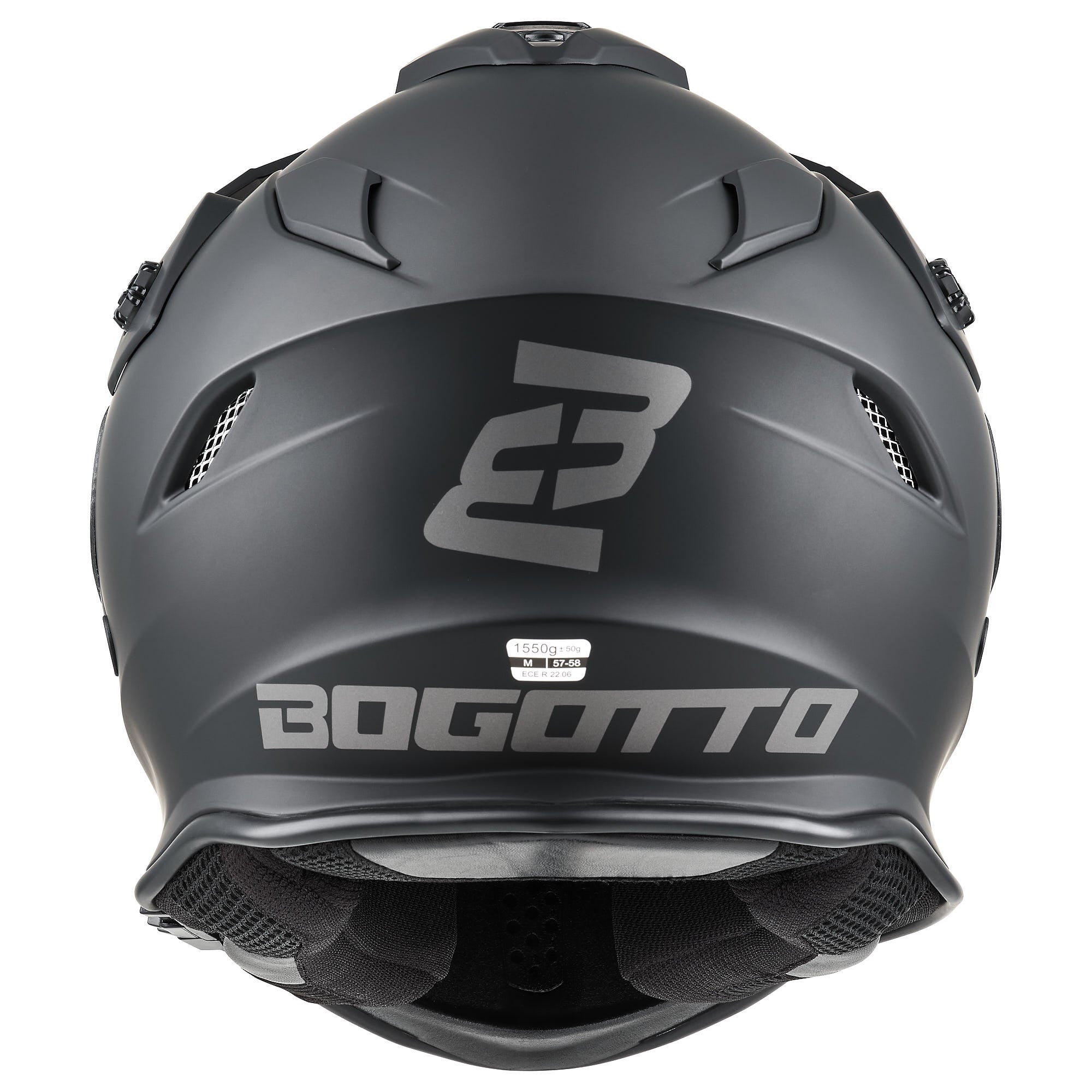 Bogotto H331 Enduro-hjelm Black Matt XS (53/54) Figur 6