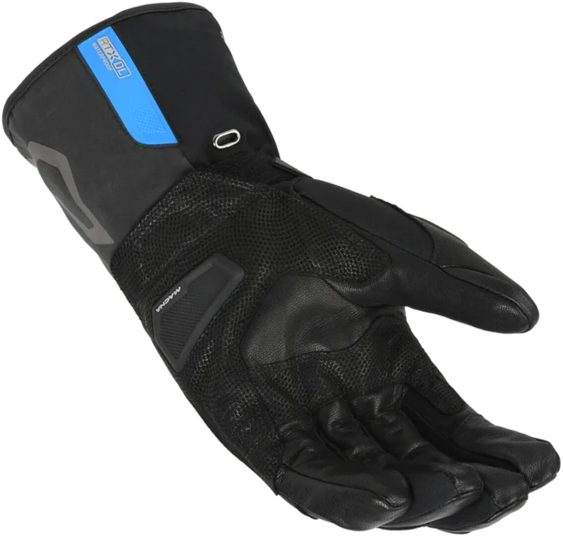 Side view of Macna Progress 2.0 RTX DL heatable waterproof Motorcycle Gloves Kit