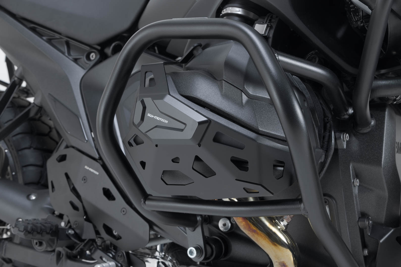 SW-Motech Cylinderskydd - Svart. BMW R 1300 GS, R 1300 R/RS. Figur 1