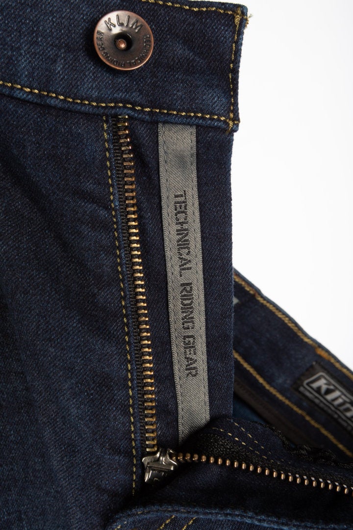 Klim K Forty 3 Tapered Stretch Denim Motorcycle Jeans dark blue Short 32 Figure 3