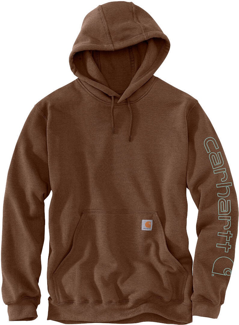 Carhartt Iconic K288 Logo 卫衣 棕色/绿色 XS 图1