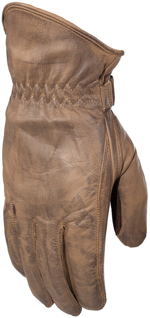 Rusty Stitches Johnny Gants de moto Marron clair M Figure 1