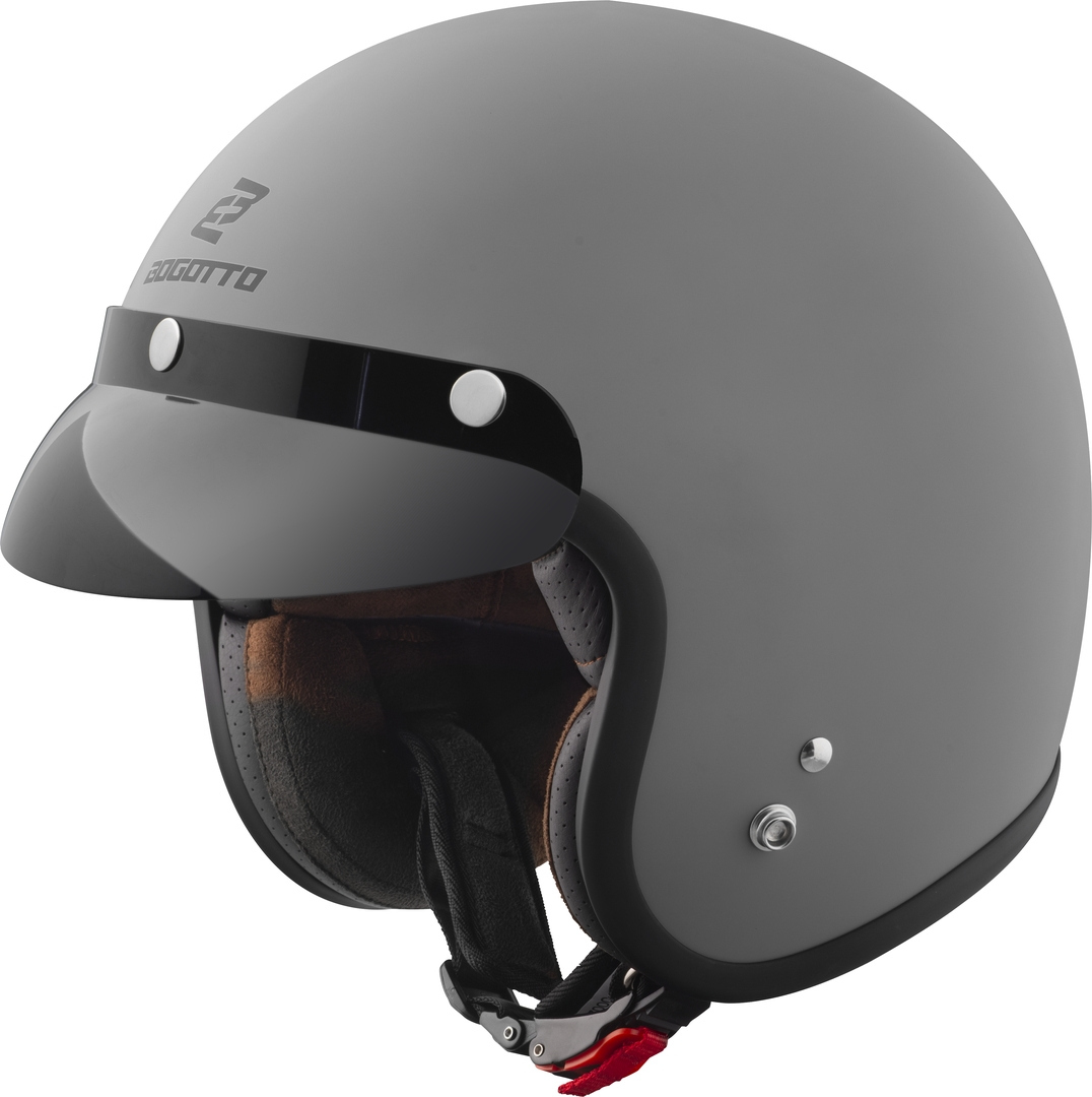 Bogotto H541 Solid Jet Helm Grey Matt L Figuur 2