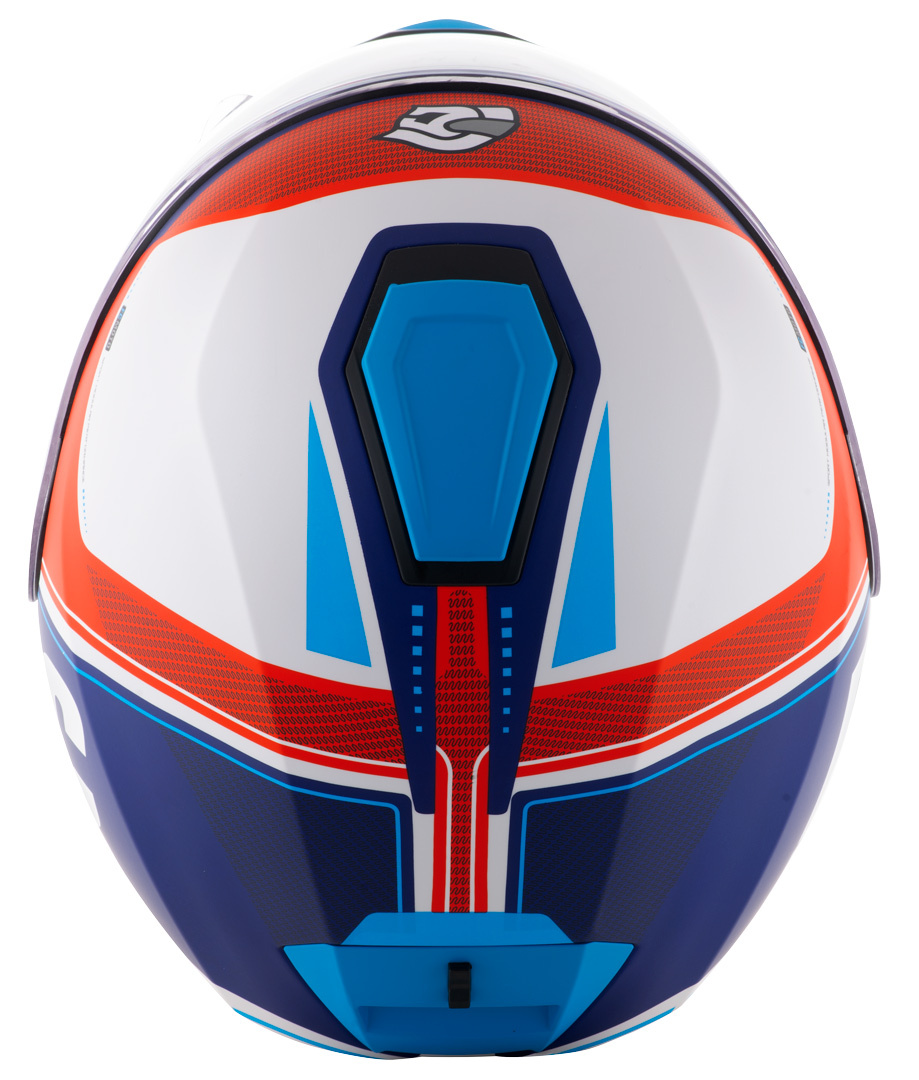 FC-Moto Novo Circuit Hjälm blå/röd/vit Man (57/58) Figur 6