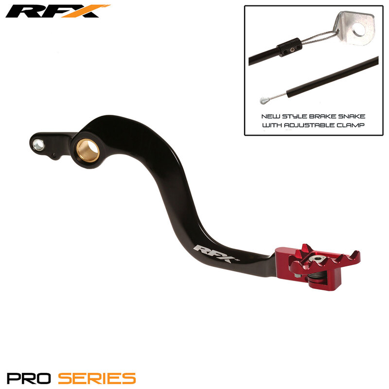 RFX Pro FT Rear Brake Lever (Black/Red) - Honda CR250-image-610254885
