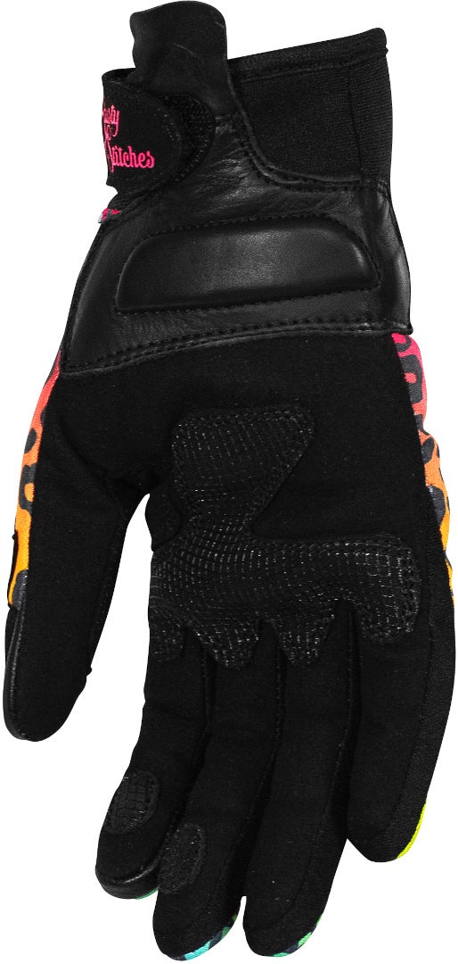 Rusty Stitches Bonnie V2 Panther Guanti da moto da donna nero/multicolore XL Figura 2