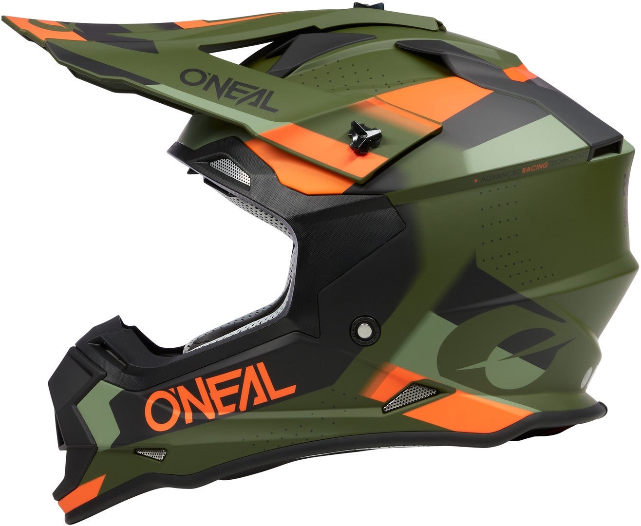 Oneal 2Series Spyde V23 Motocross hjelm grøn/sort/orange M (57/58) Figur 4
