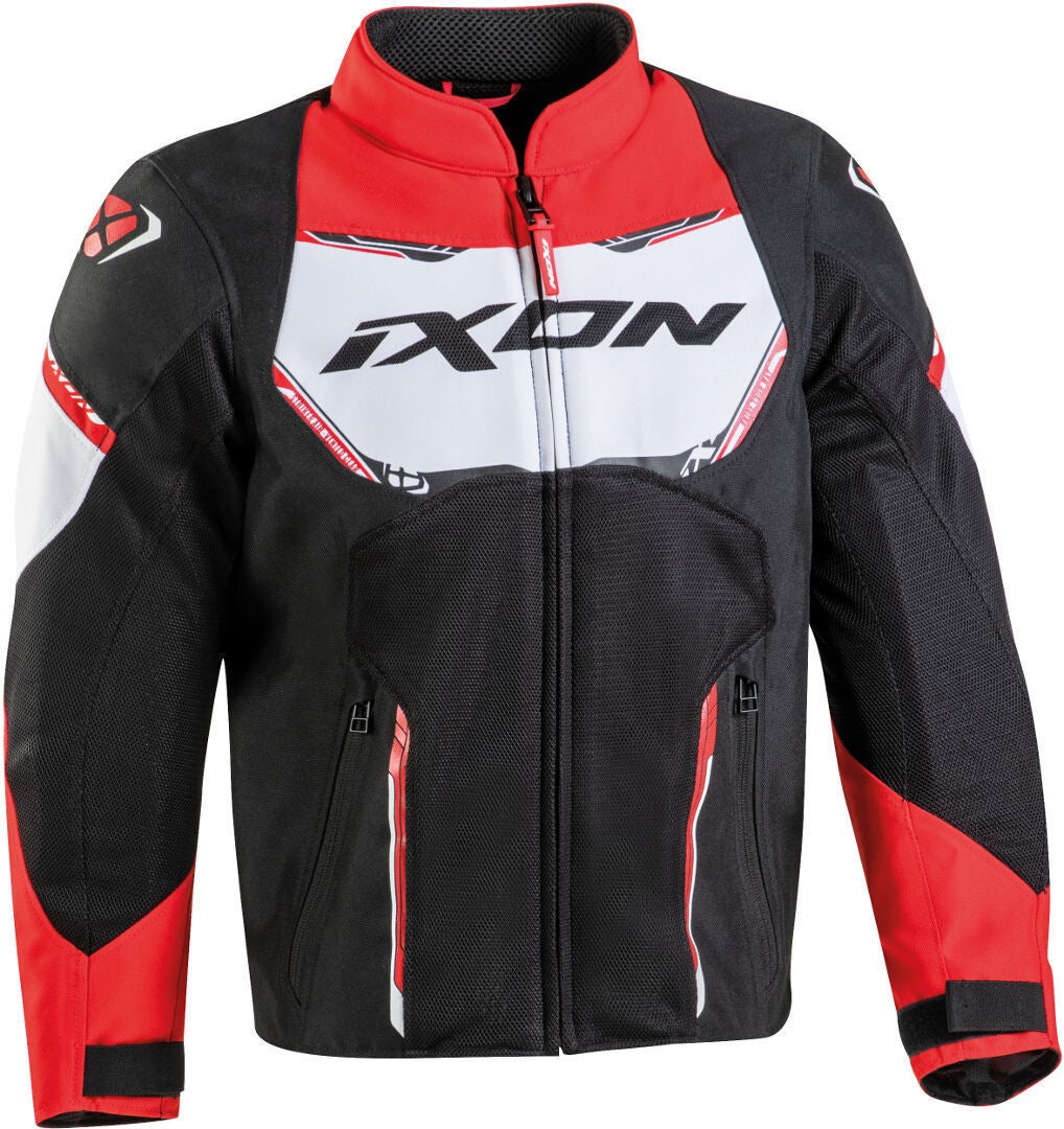 Ixon Striker Air Kids Motorcycle Textile Jacket black/red/white 12 years Figure 1