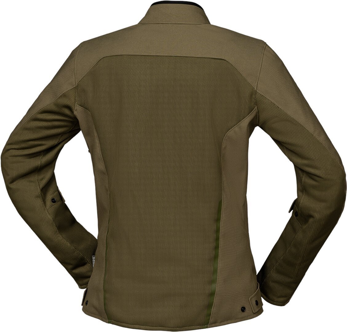 IXS Oxy-Air Mesh Dames Motorfiets Textiel Jas Olive XXL Figuur 2