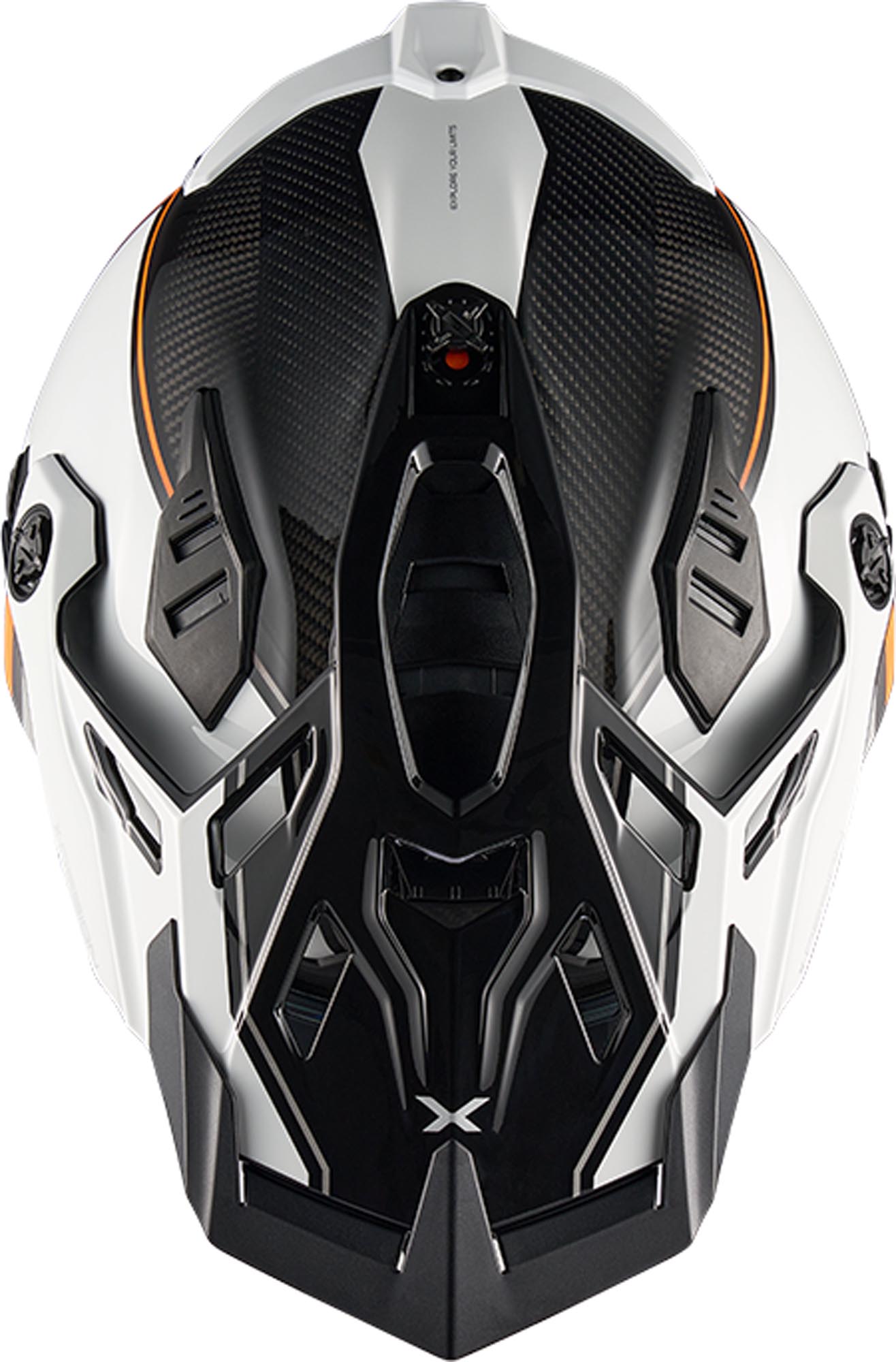 Nexx X.Rally Raid Carbon Cască Enduro Negru/Alb/Portocaliu XXS (51/52) Figura 6