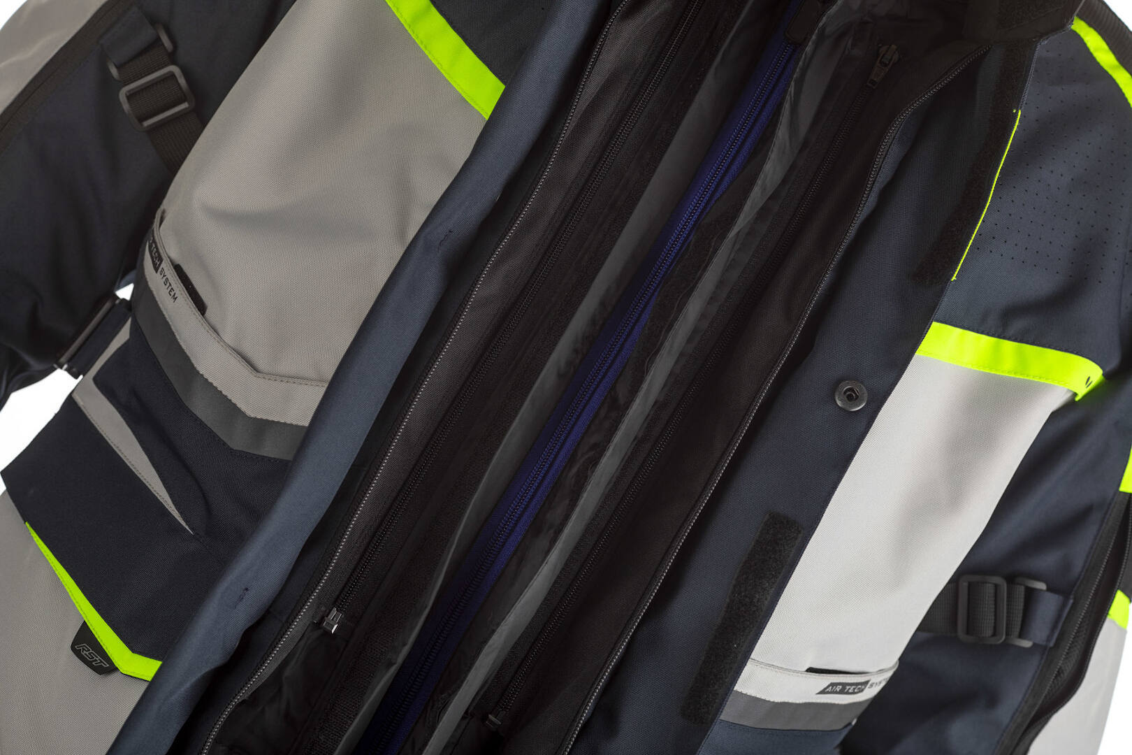 RST Maverick Motorrad Textiljacke weiß/schwarz/blau 3XL Abbildung 3