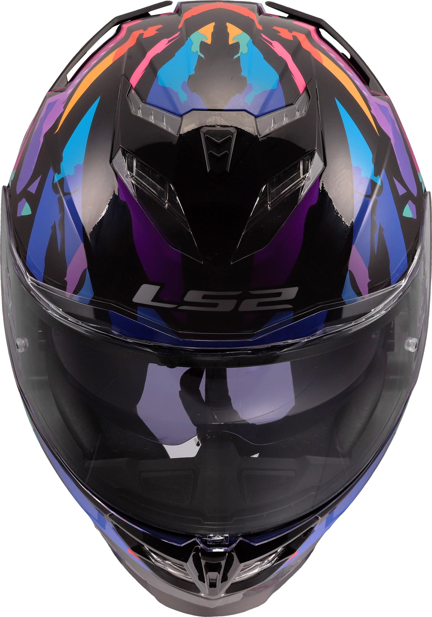 LS2 FF818 Storm III Kaos Cască Negru/mov XXL (63/64) Figura 9