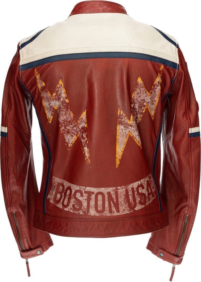 Blauer USA Anderson Lederjacke rot XXL Abbildung 3