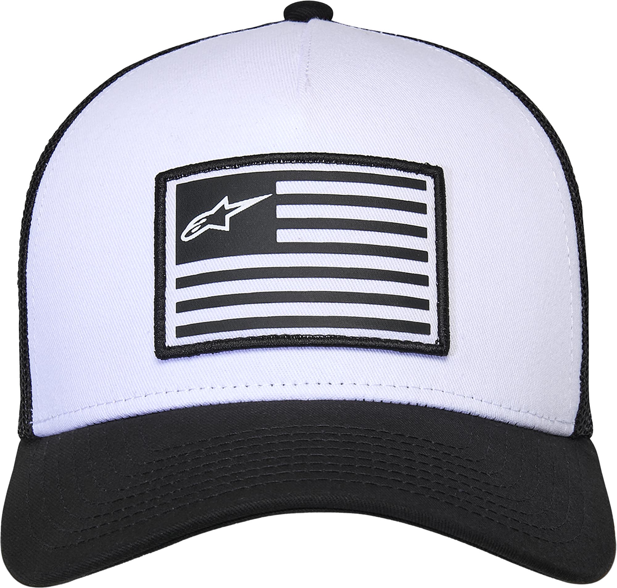 Alpinestars Flag Snapback Kappe weiß/schwarz Abbildung 2