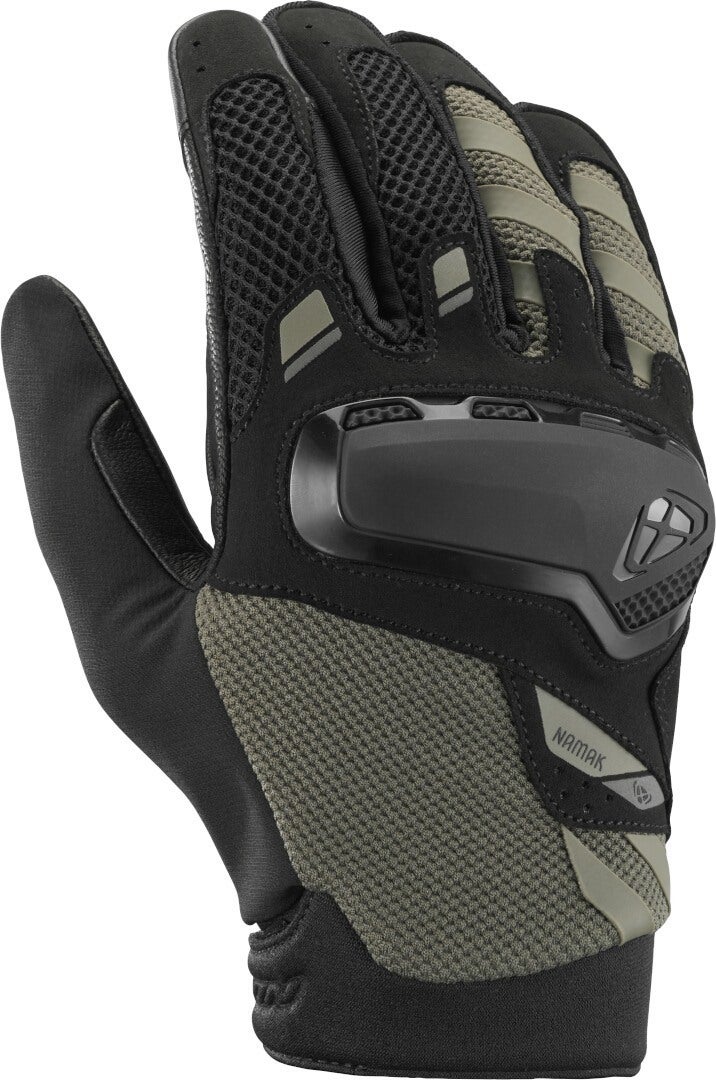 Ixon Namak Motorcykel handsker Sort/Khaki S Figur 1