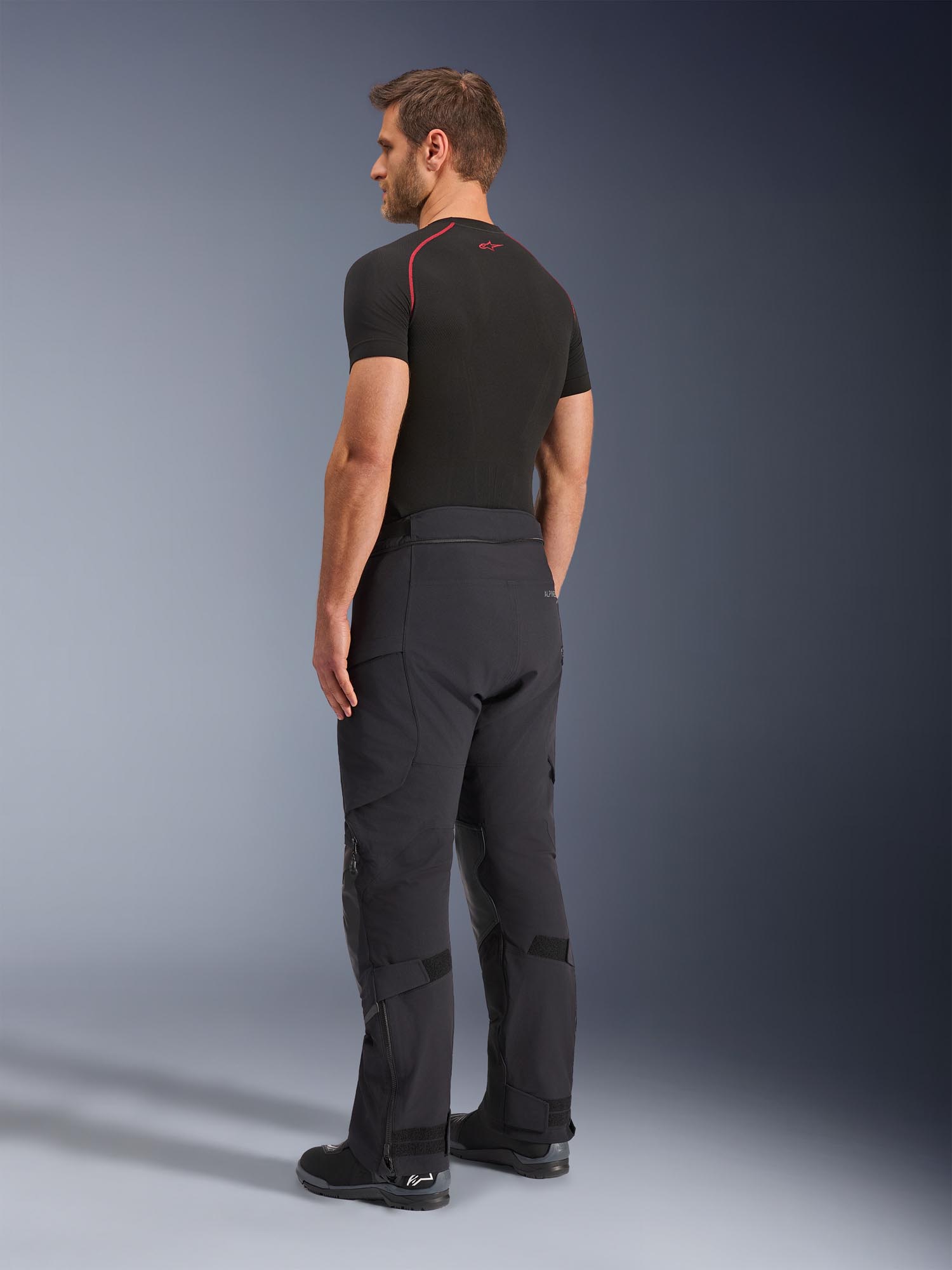 Alpinestars Andes Pro Drystar XF waterproof Motorcycle Textile Pants black/dark grey L Figure 5