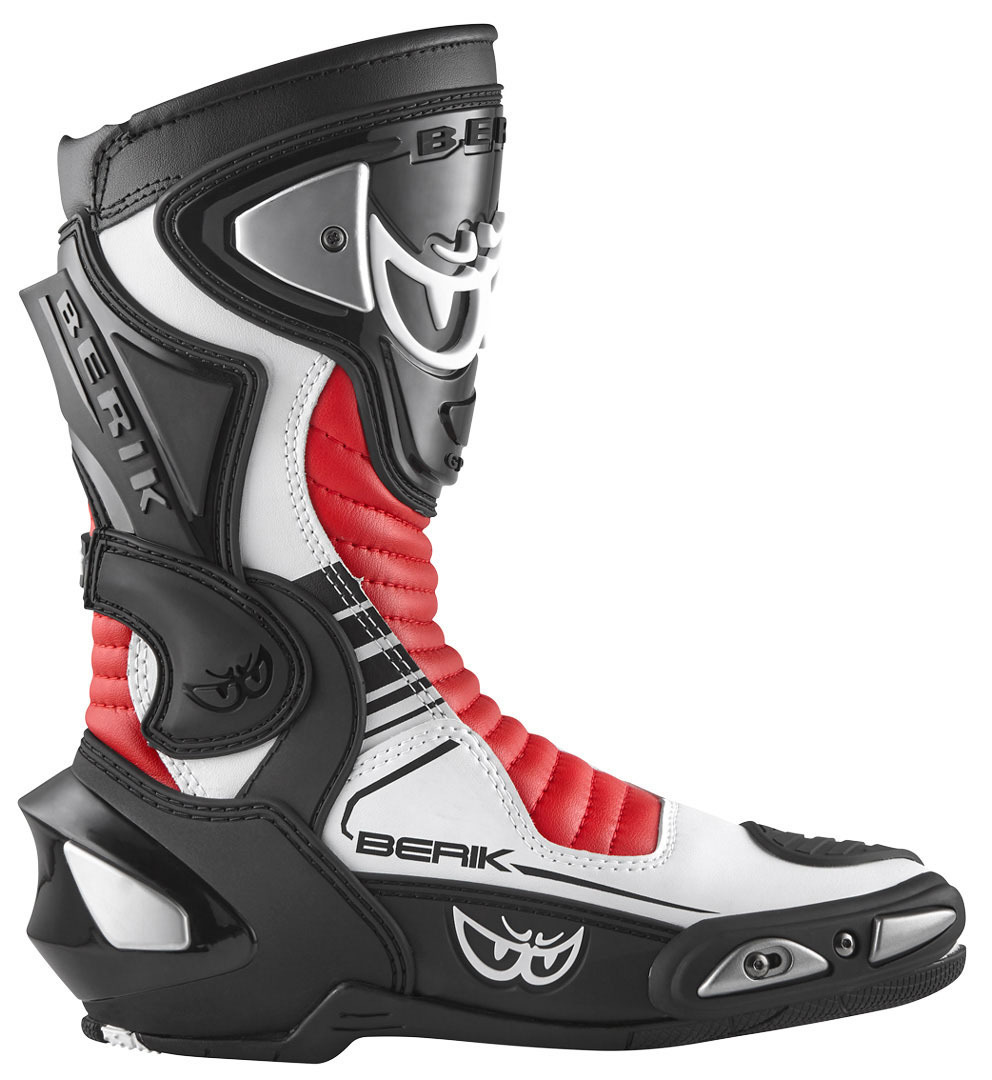 Berik Race-X EVO Motorcycle Boots black/white/red 43 Figure 2
