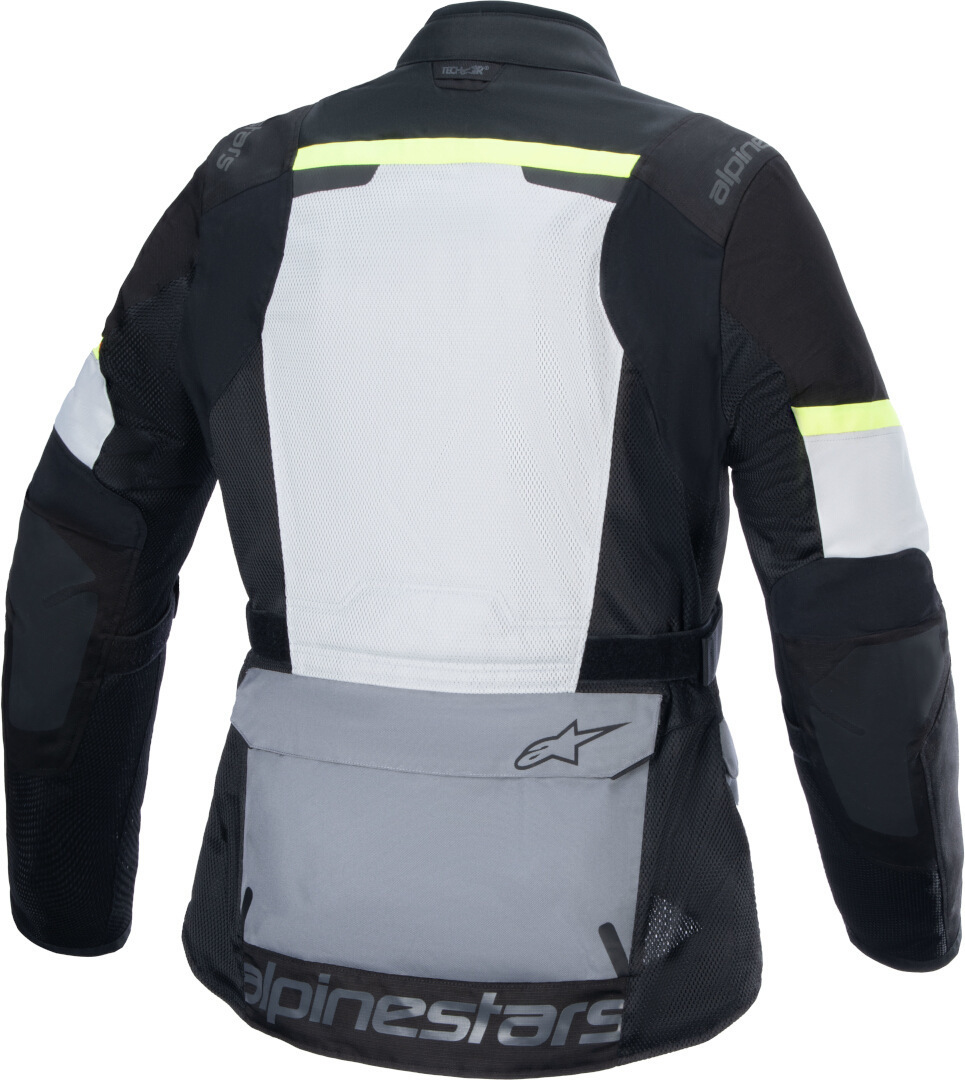 Alpinestars Andes Air Drystar Jachetă textilă impermeabilă pentru motociclete negru/gri/galben XL Figura 2