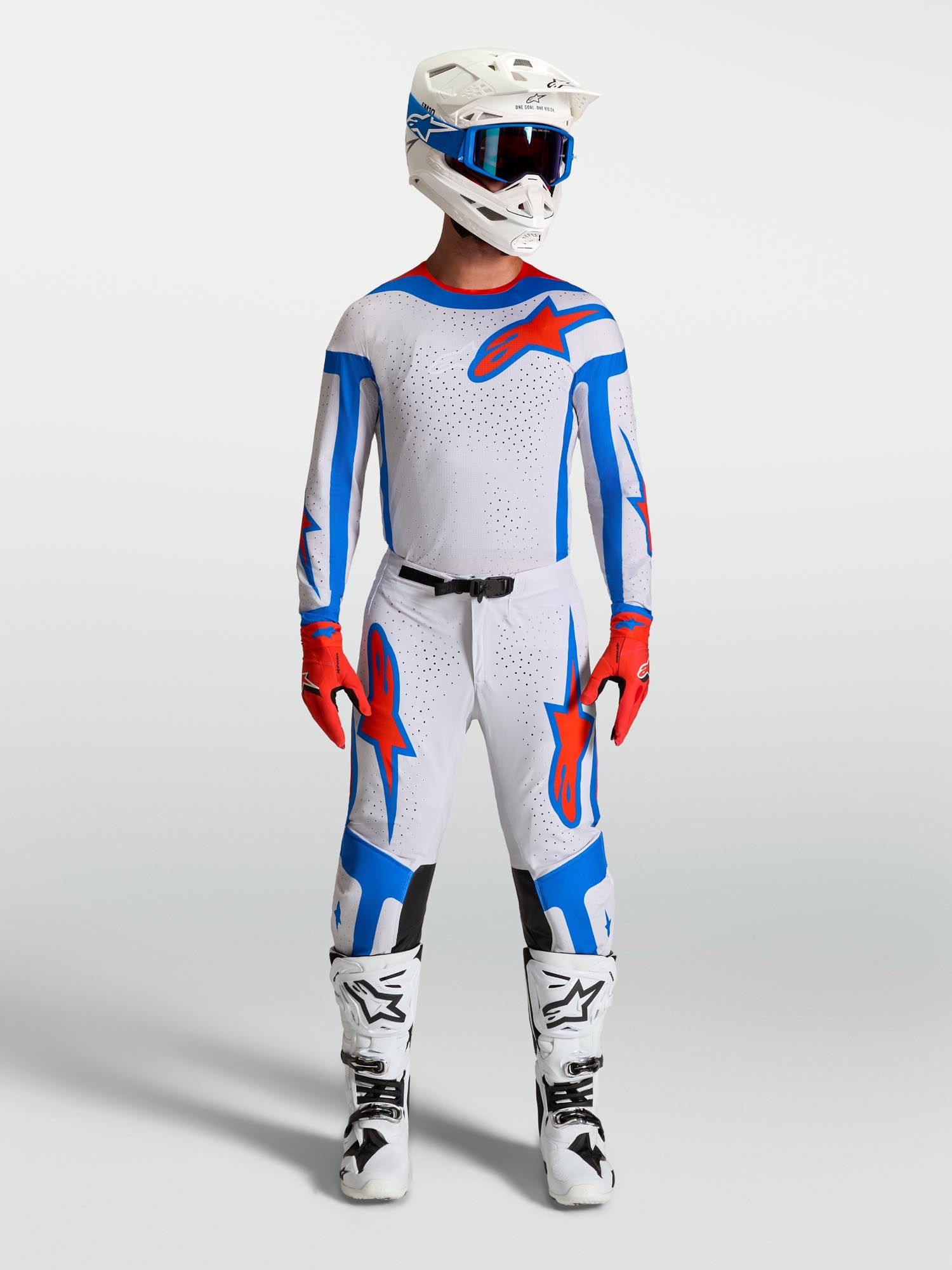 Alpinestars Supertech Vesta モトクロスジャージ 紫/赤 M 図6