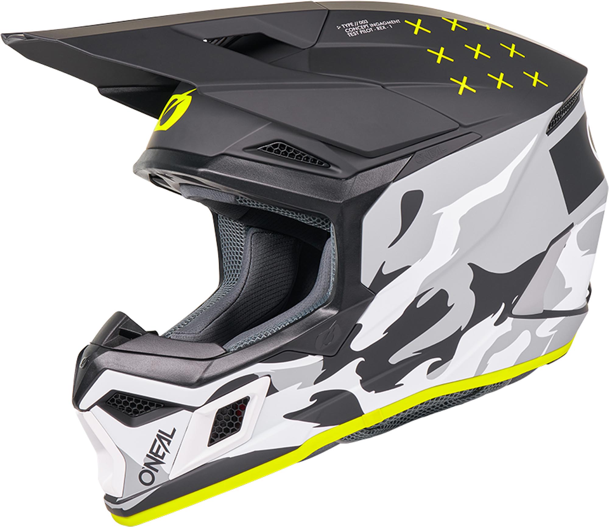 Oneal 3SRS Heat Motocross Helm M (57/58) Abbildung 2