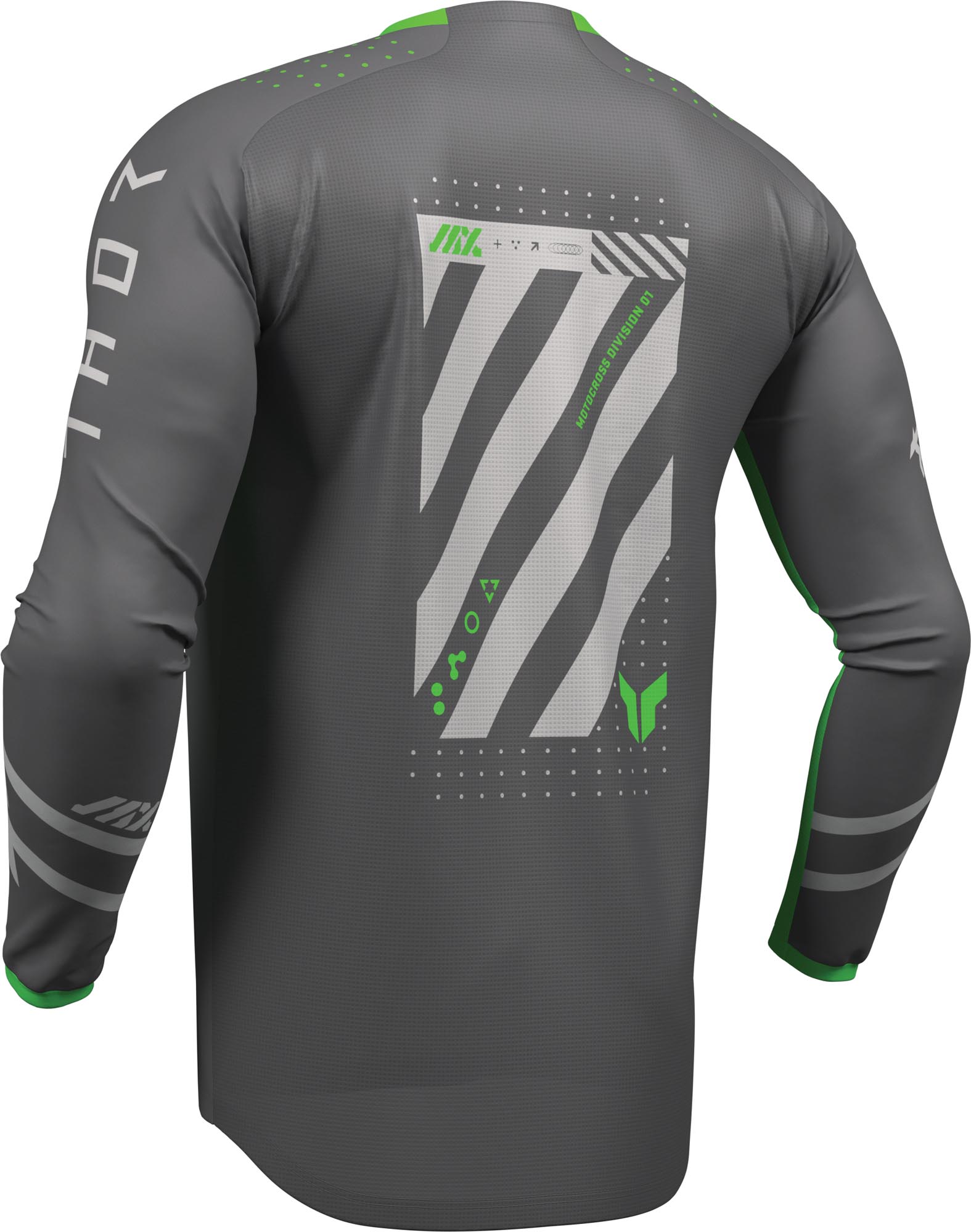 Thor Launchmode Futura Maillot de motocross Vert 2XL Figure 3