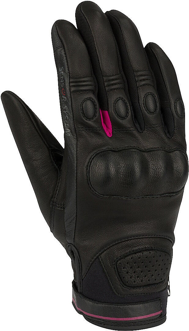 Bering Vasko Dame motorcykel handsker sort/pink 7 (L) Figur 1