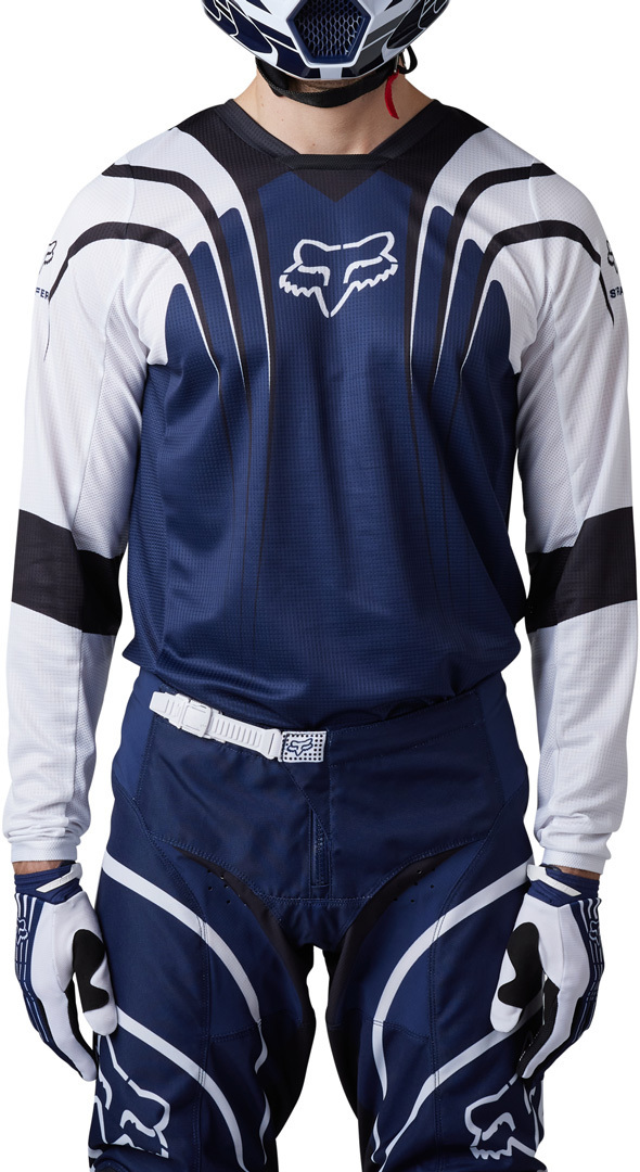 FOX 180 GOAT Strafer Motocross Jersey blau M Abbildung 12