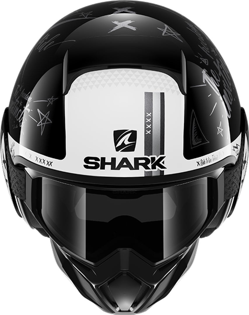 Shark Street-Drak Tribute RM Jet Helmet black/white S (55/56) Figure 4