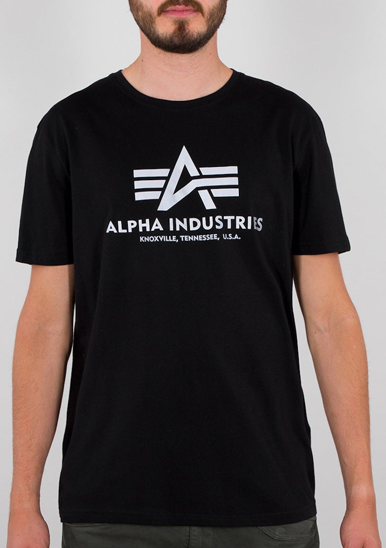Alpha Industries Basic Reflective Print T-Shirt black XXL Figure 1