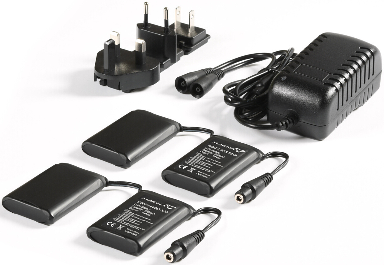 Macna 7,4 Volt 3A Kit de baterii Figura 1